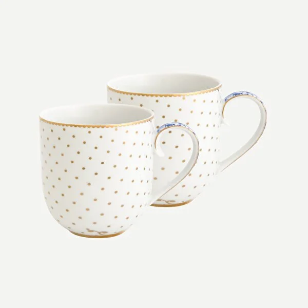Royal White  İkili Küçük Mug Seti