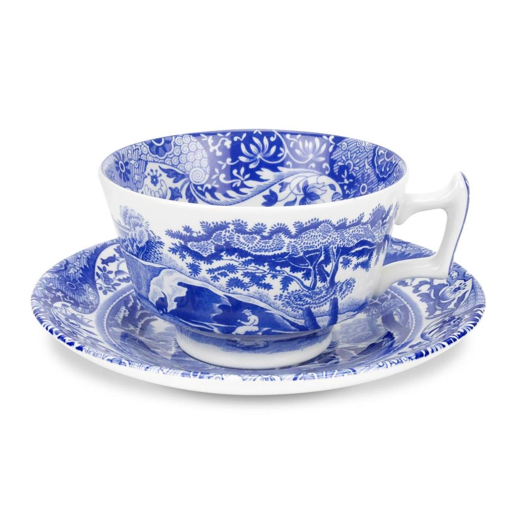BLUE ITALIAN ÇAY FİNCAN+TABAĞI