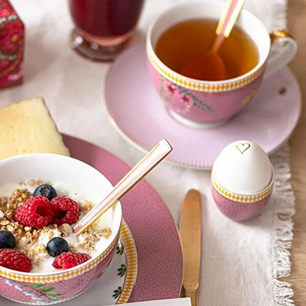 La Majorelle İkili Pembe Çay Fincanı Seti 280 ml. 