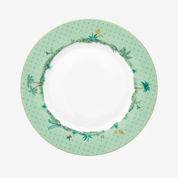 Jolie Yeşil Yemek Tabağı 26.5 cm