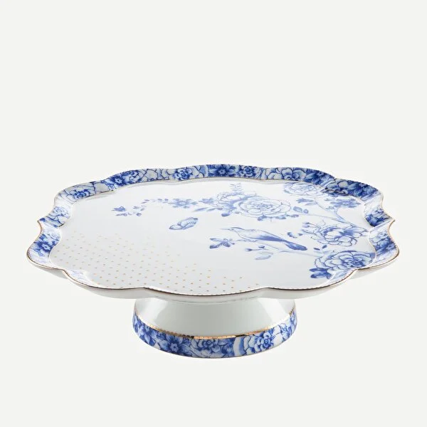 Royal Beyaz / Mavi Mini Kek Standı