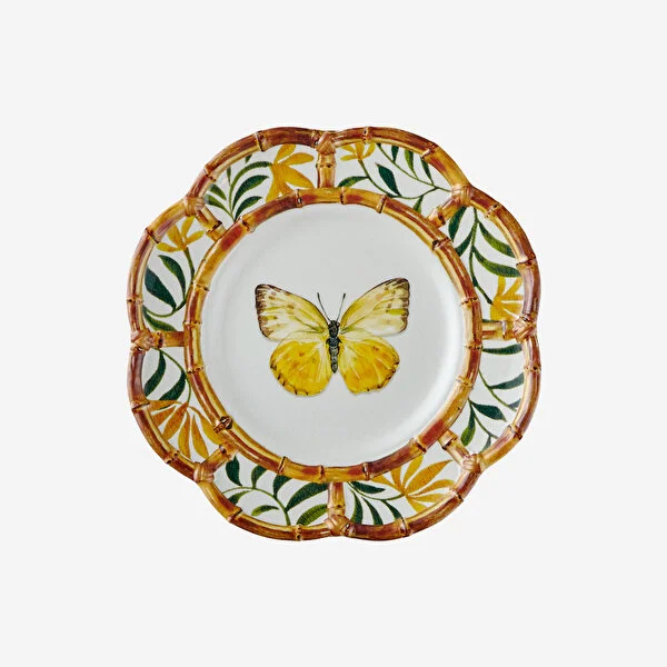 Bambu Kelebekli Tabak 23 cm