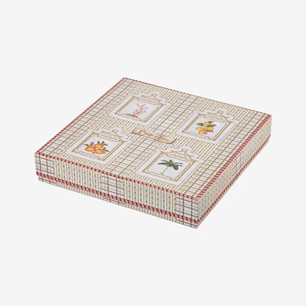 Bambu Kelebekli Servis Kasesi 38 cm
