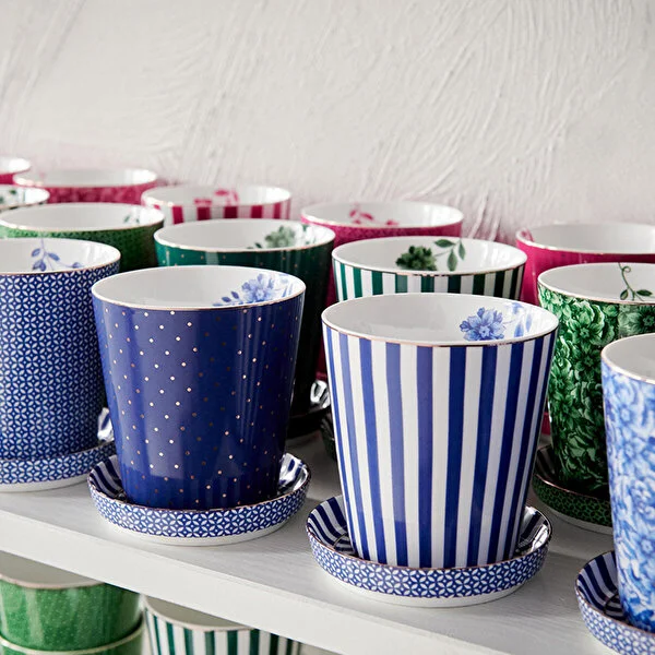 Royal Karolu Mavi Kulpsuz Mug 230 ml