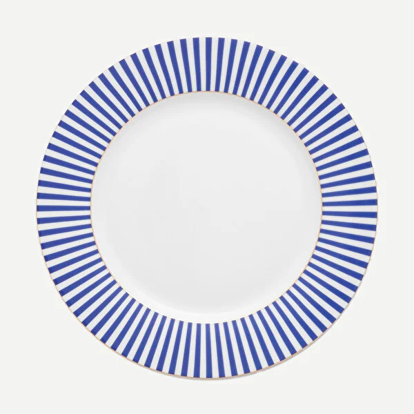 Royal Çizgili Mavi Tabak 26,5 cm 
