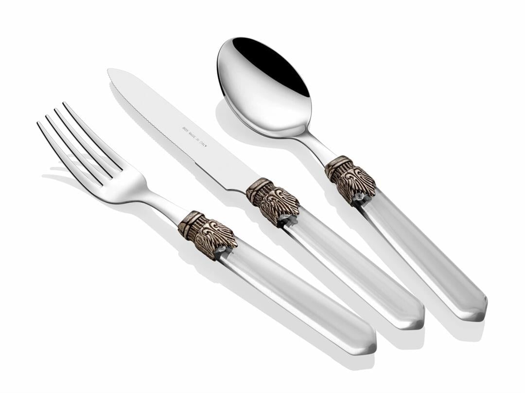 Venezia Chrome Transparent 75 Parça Çatal Bıçak