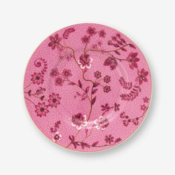 Jolie Pembe Petit Four Tabağı 12 cm