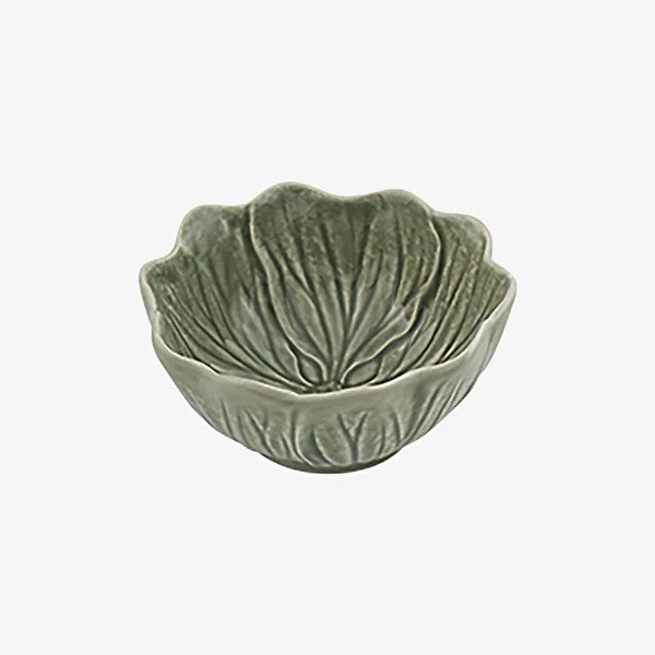 Flora Çiçek Formlu Gri Kase 12 cm 