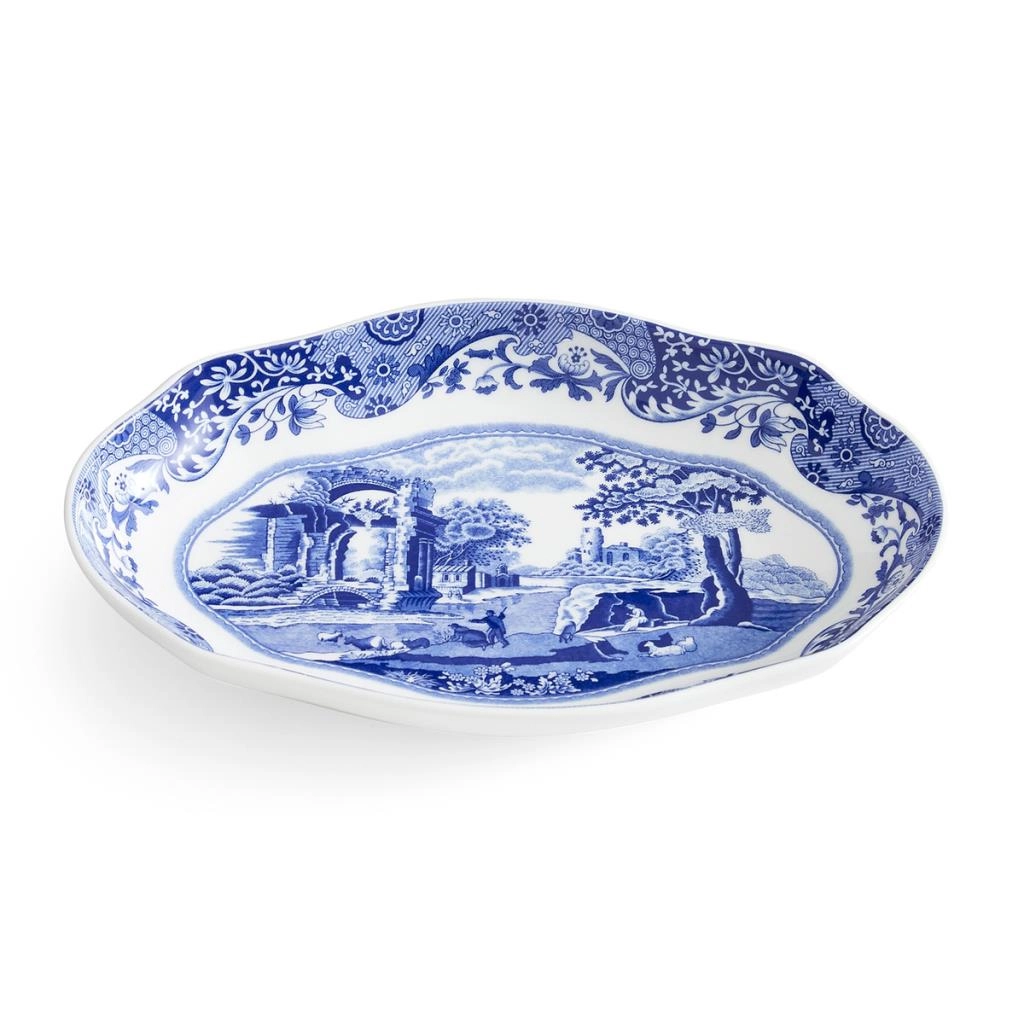BLUE ITALIAN OVAL SERVİS 22 CM