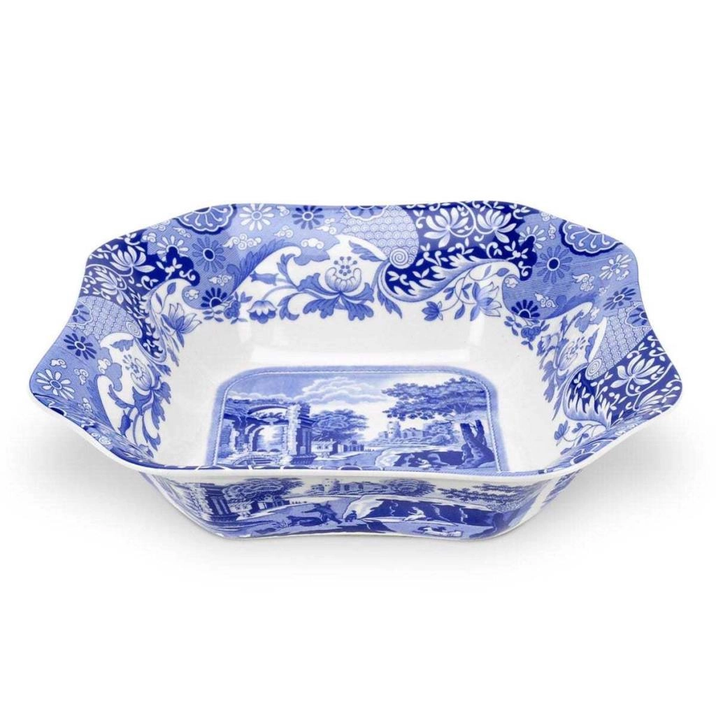 BLUE ITALIAN SALATA SERVİS KARE 24 CM
