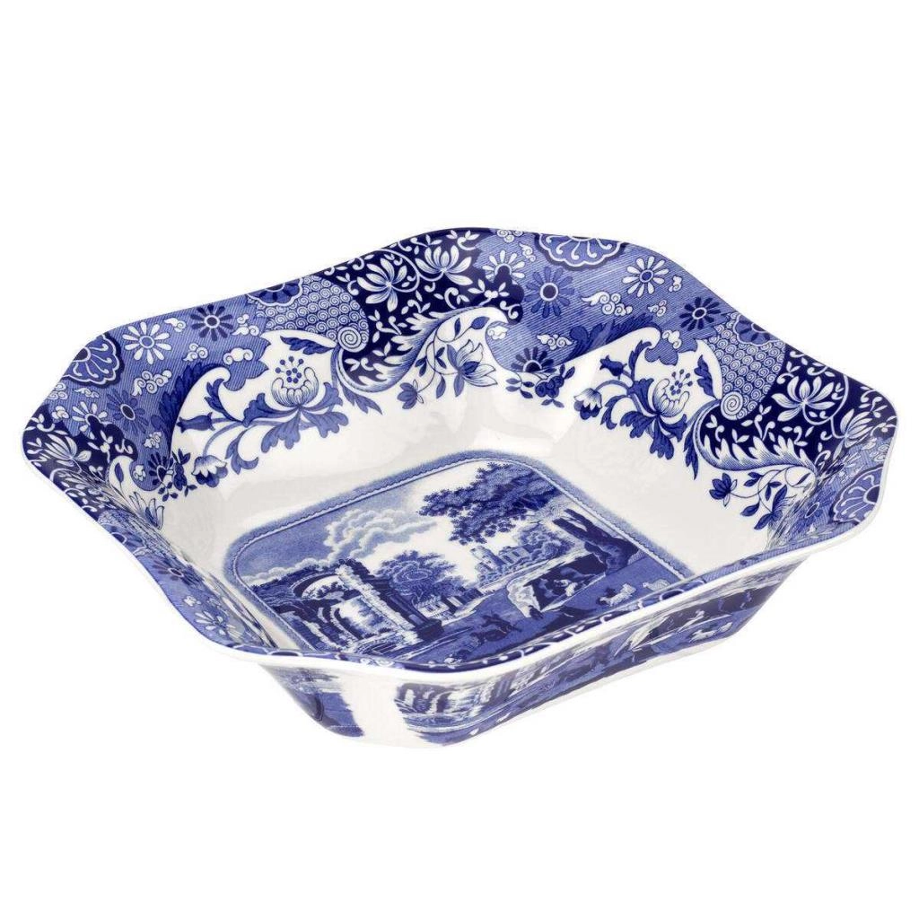 BLUE ITALIAN SALATA SERVİS KARE 24 CM