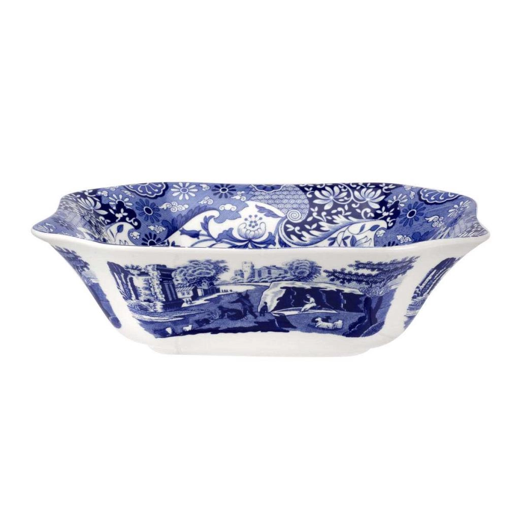 BLUE ITALIAN SALATA SERVİS KARE 24 CM