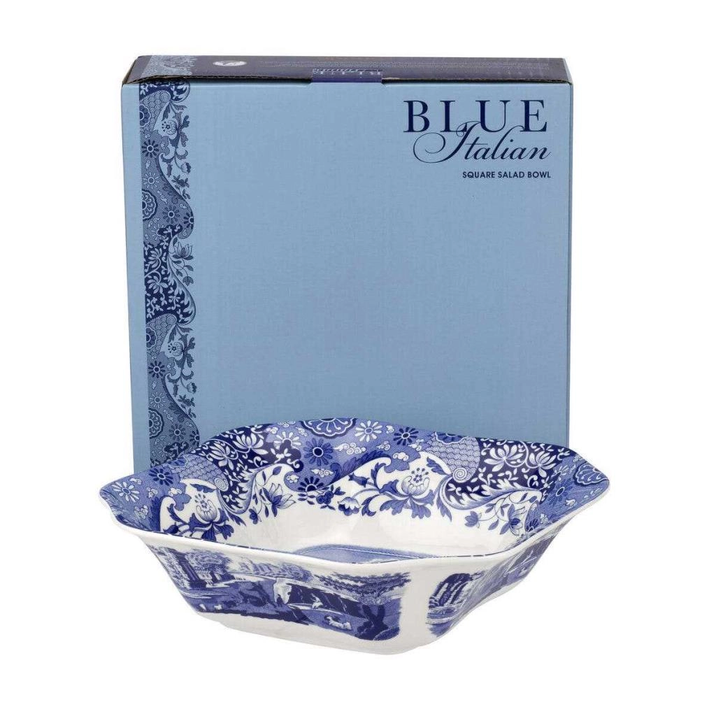 BLUE ITALIAN SALATA SERVİS KARE 24 CM