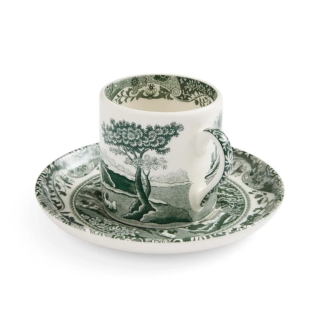 GREEN ITALIAN KAHVE FİNCAN+TABAĞI
