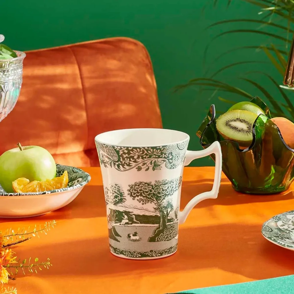 GREEN ITALIAN MUG