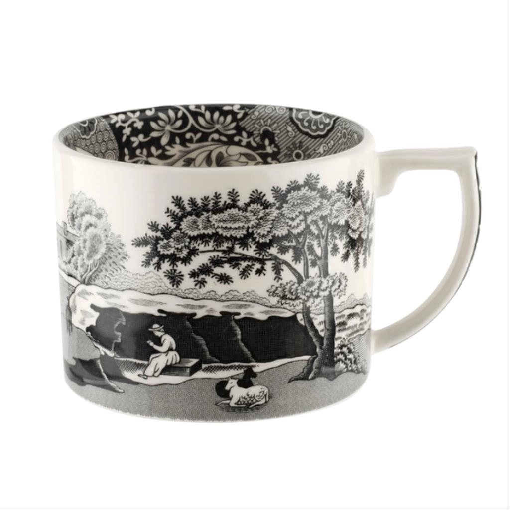 BLACK ITALIAN ÇAY FİNCAN+TAB