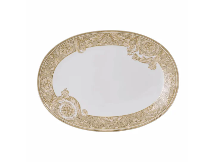 Oval Servis 33 Cm Barocco Beige   4012437400069