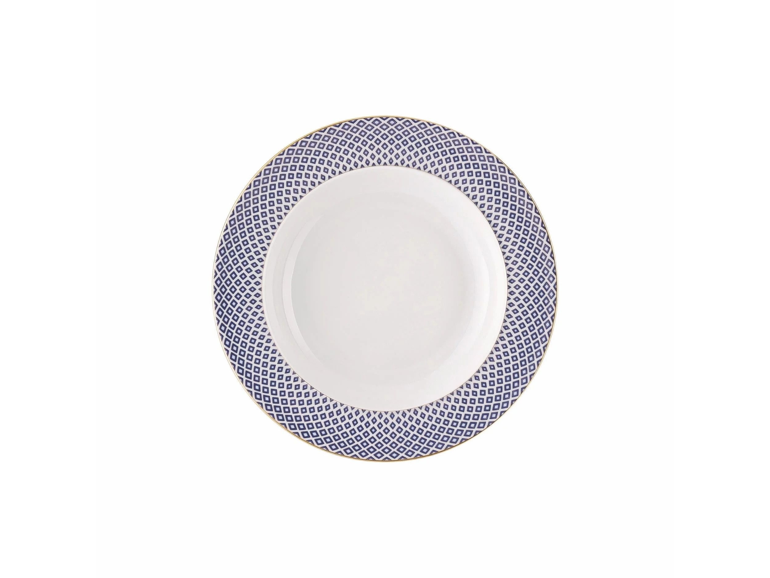 Çukur Tabak 22 cm Carreau Blue   4012438515748